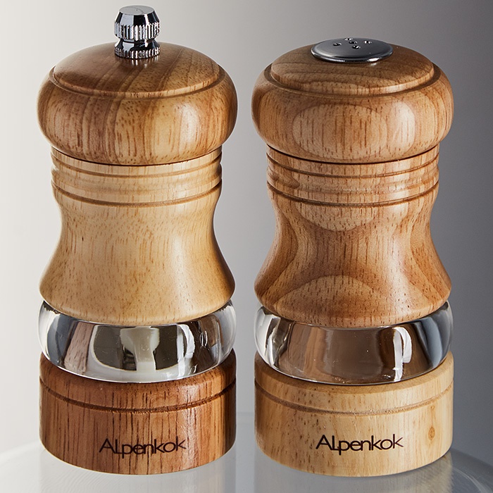 фото Набор:мельница для специй+солонка Alpenkok 11,5 см
