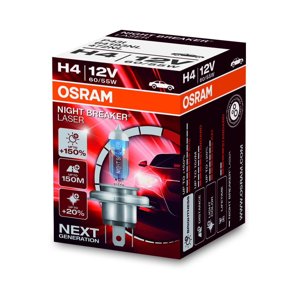 фото Лампа автомобильная OSRAM +150% яркости