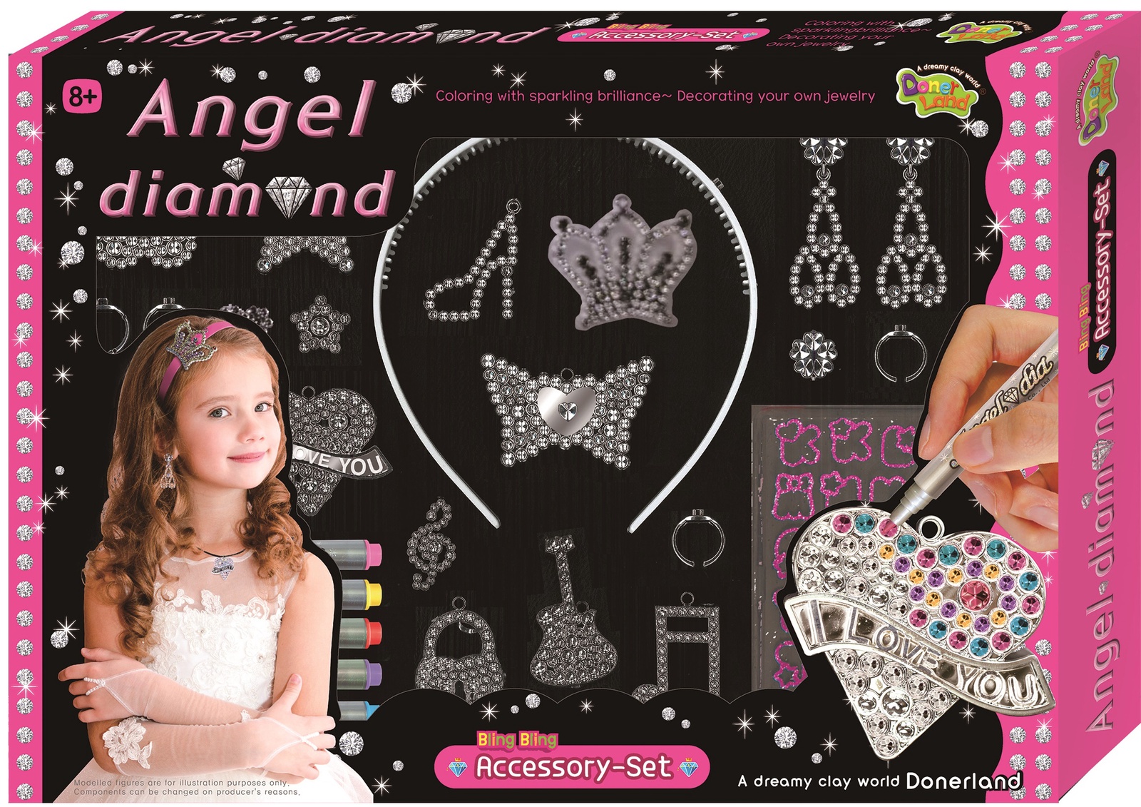 Набор для создания украшений Angel Dimond Игровой набор Angel Diamond - Accessory Set