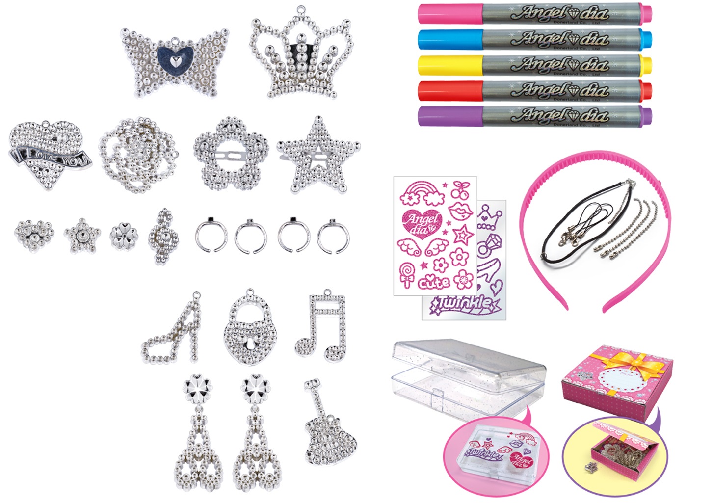 фото Набор для создания украшений Angel Dimond Игровой набор Angel Diamond - Accessory Set