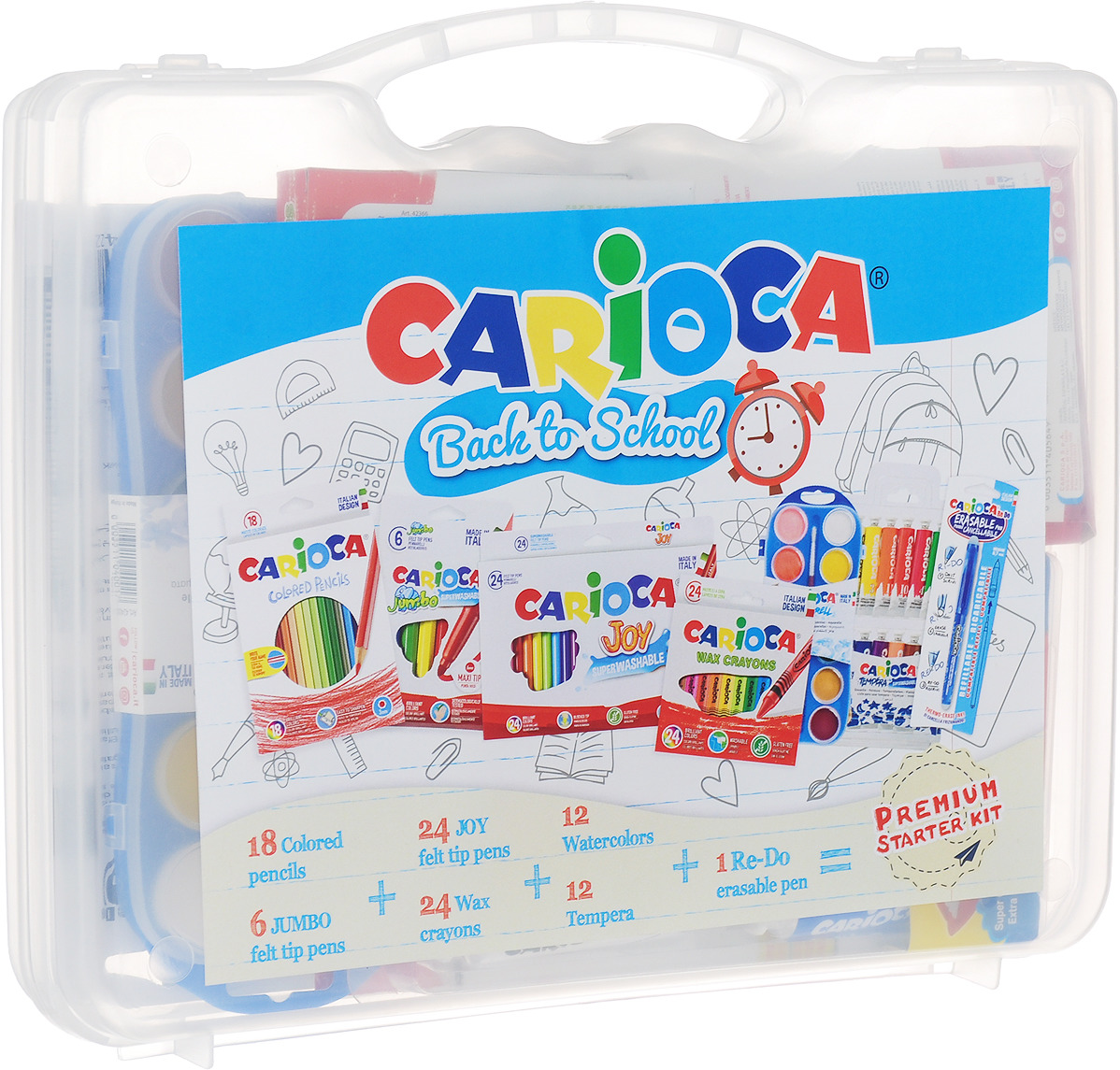 фото Набор для рисования Carioca Back to School, 43261, 97 предметов