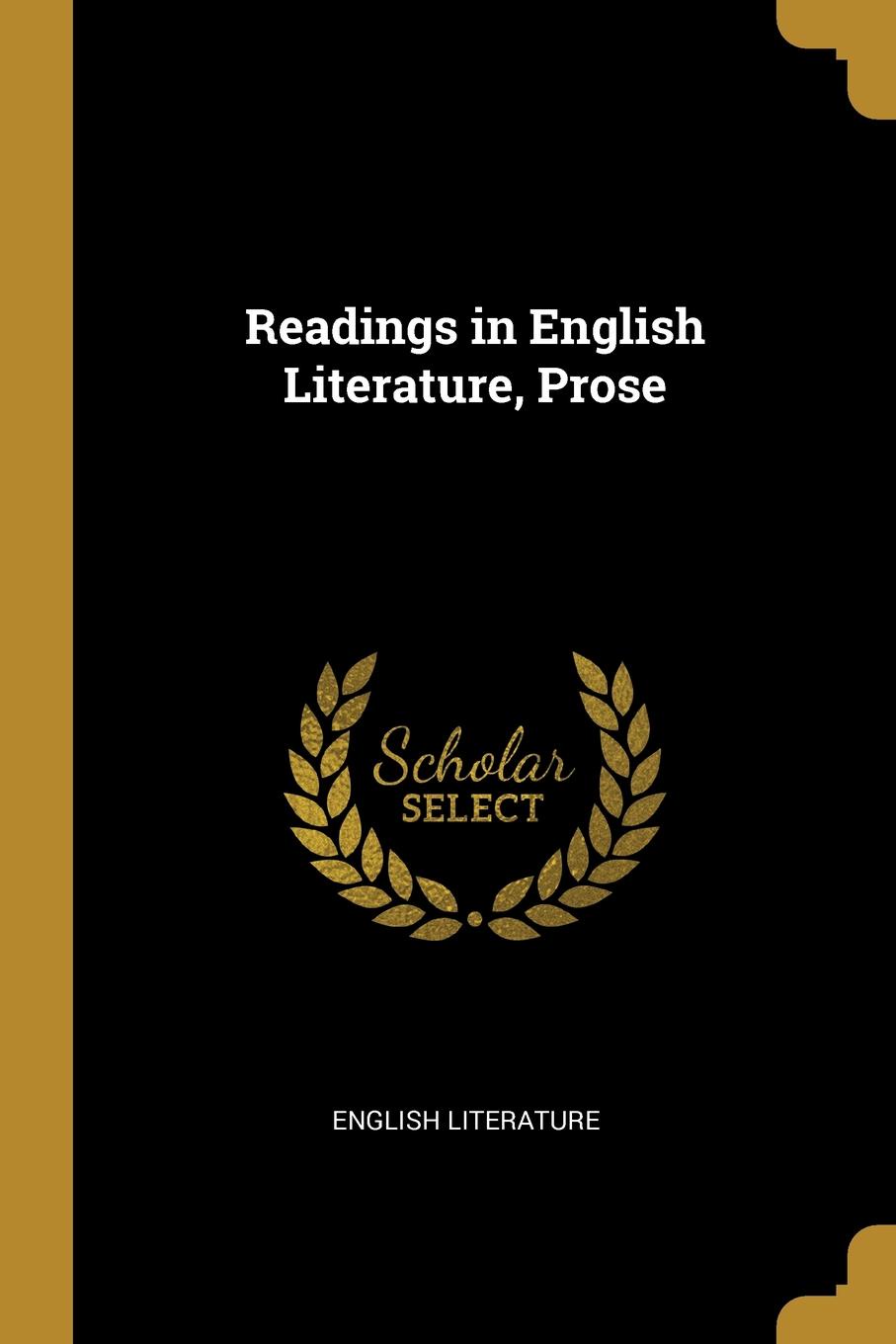 Readings in English Literature, Prose