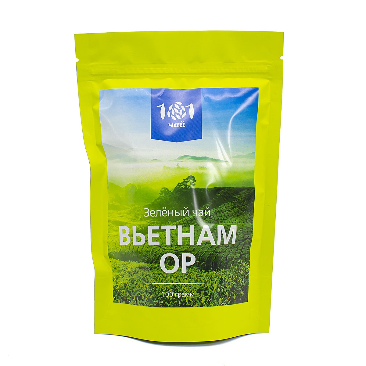 Чай листовой 101 чай зеленый Вьетнам OP, 100 г