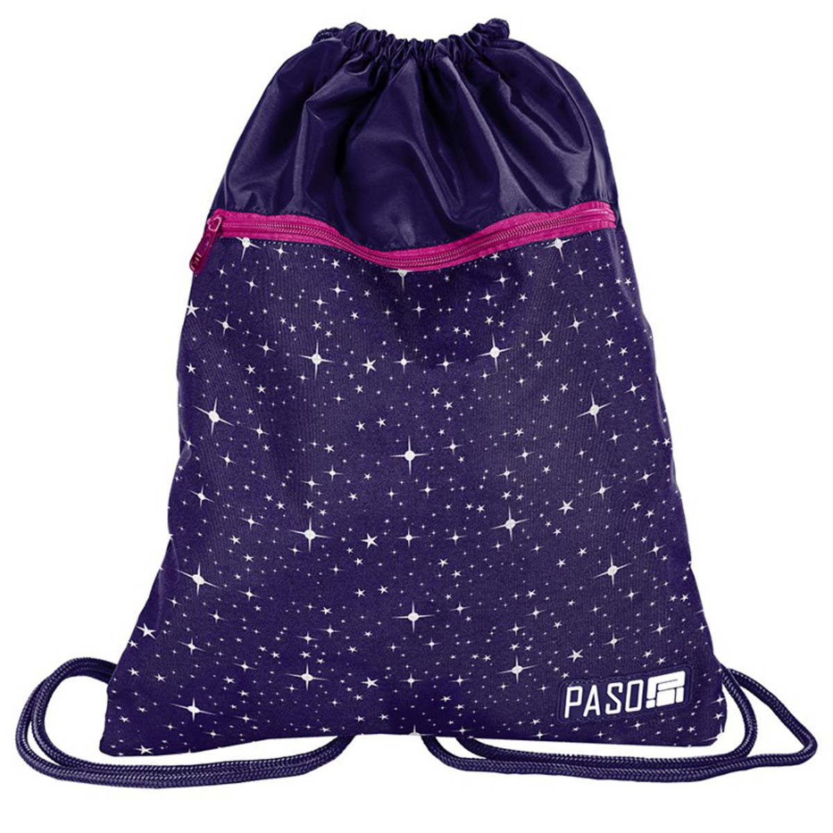 Сумка для сменной обуви PASO stars purple, фиолетовый