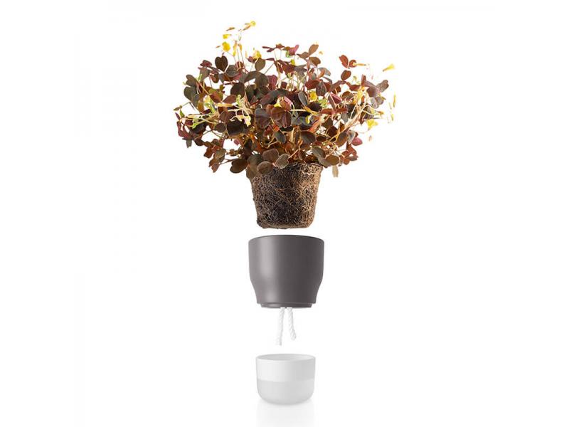 фото Горшок для цветов Self-Watering Flowerpot D9 Nordic Grey, темно-серый Eva solo