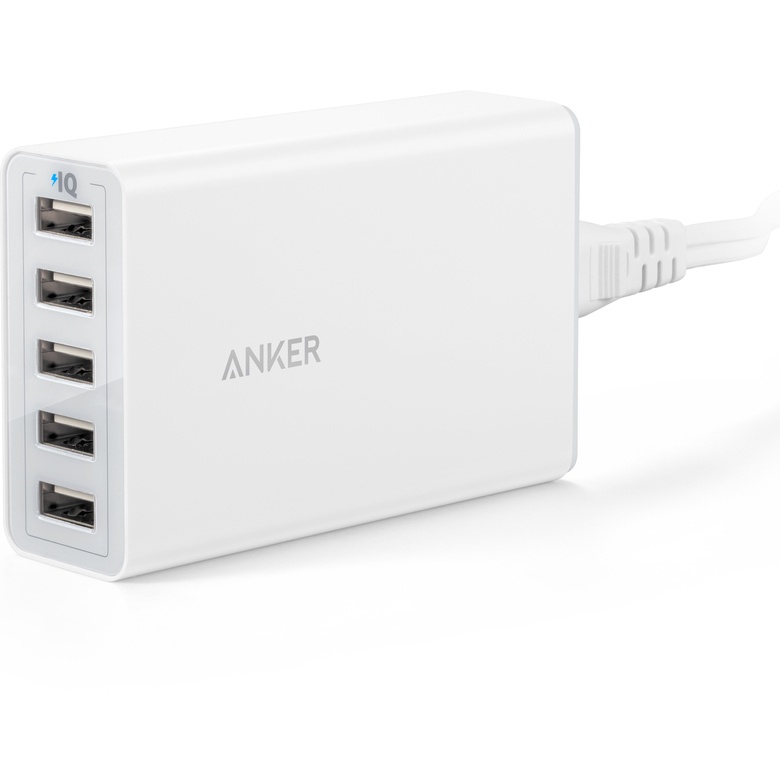 фото Зарядное устройство ANKER PowerPort 5 25W, A2134L21, белый