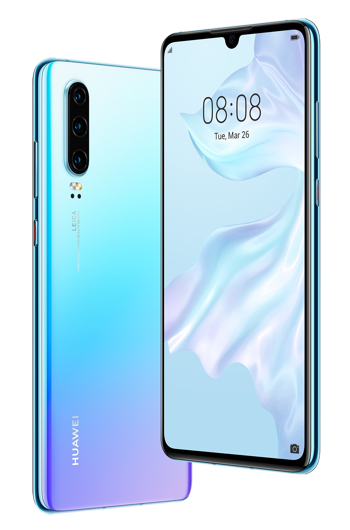 фото Смартфон Huawei P30 2019 6/128GB Breathing Crystal 6/256GB, голубой