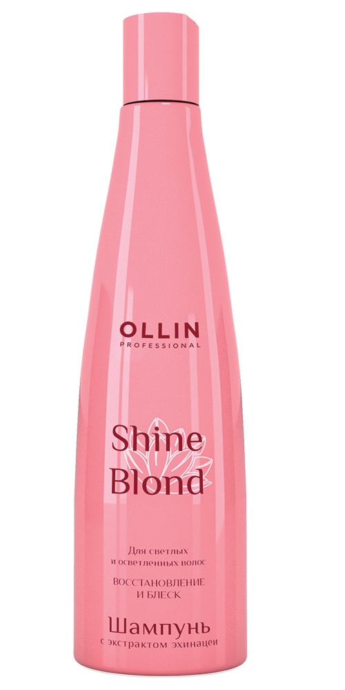 Шампунь для волос OLLIN PROFESSIONAL SHINE BLOND для блондированных волос с экстрактом эхинацеи 300 мл цена Шампунь для волос OLLIN PROFESSIONAL SHINE BLOND для блондированных волос с экстрактом эхинацеи 300 мл цены онлайн