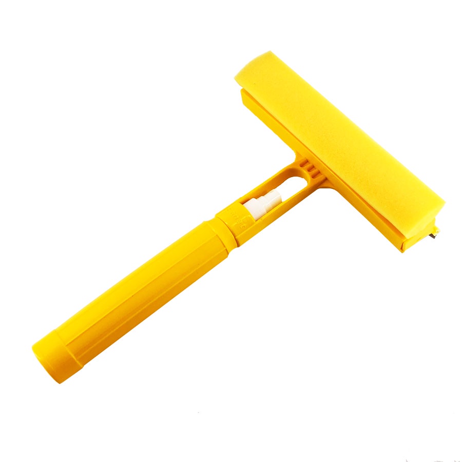 фото Стеклоочиститель Banat Окномойка со спреем и емкостью+запасная губка, желтый