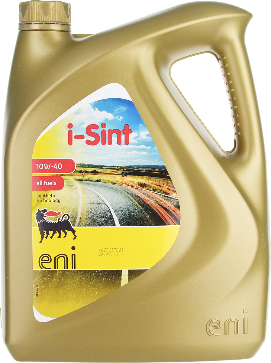 фото Моторное масло Eni i-Sint, полусинтетическое, 10W40, API SM/CF, ACEA A3/B4, 4 л