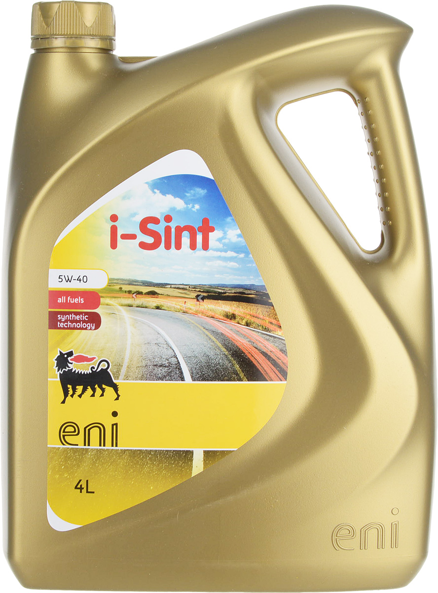 фото Моторное масло Eni i-Sint, синтетическое, 5W40, API SM/CF, ACEA A3/B4, 4 л