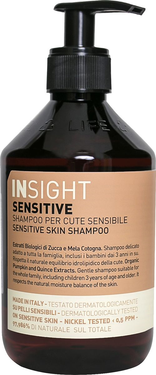 Шампунь для чувствительной кожи головы Insight Sensitive, 400 мл