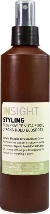 фото Лак для волос Insight Styling Strong Hold Ecospray, сильной фиксации, с хлопковым маслом, 250 мл