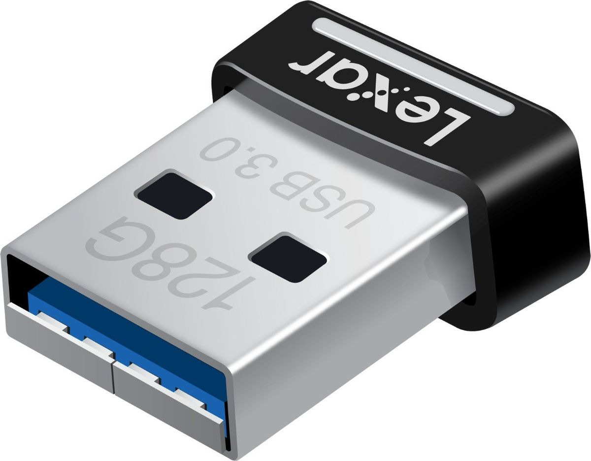 фото USB Флеш-накопитель Lexar JumpDrive S45 mini 128GB, серый