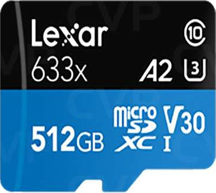 фото Карта памяти Lexar microSDXC 512GB Class10 633x UHS-I с адаптером