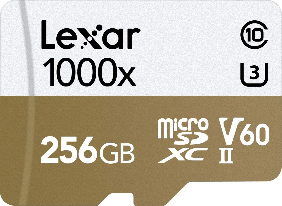 фото Карта памяти Lexar microSDXC 256GB Class10 1000x UHS-II с адаптером, белый