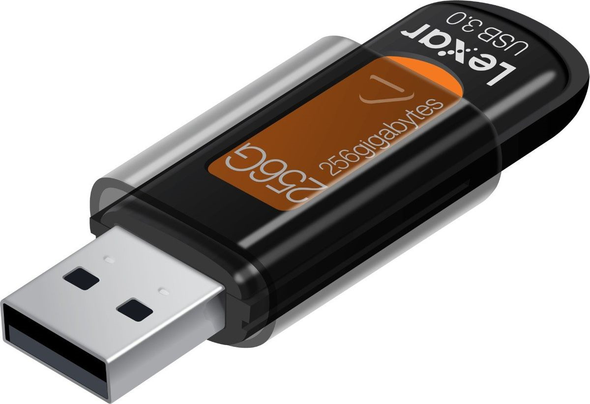 фото USB Флеш-накопитель Lexar JumpDrive S57 256GB, черный