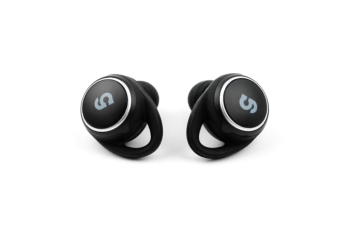 фото Беспроводные наушники CaseGuru Беспроводные Bluetooth-наушники CGpods с микрофоном Черные, черный