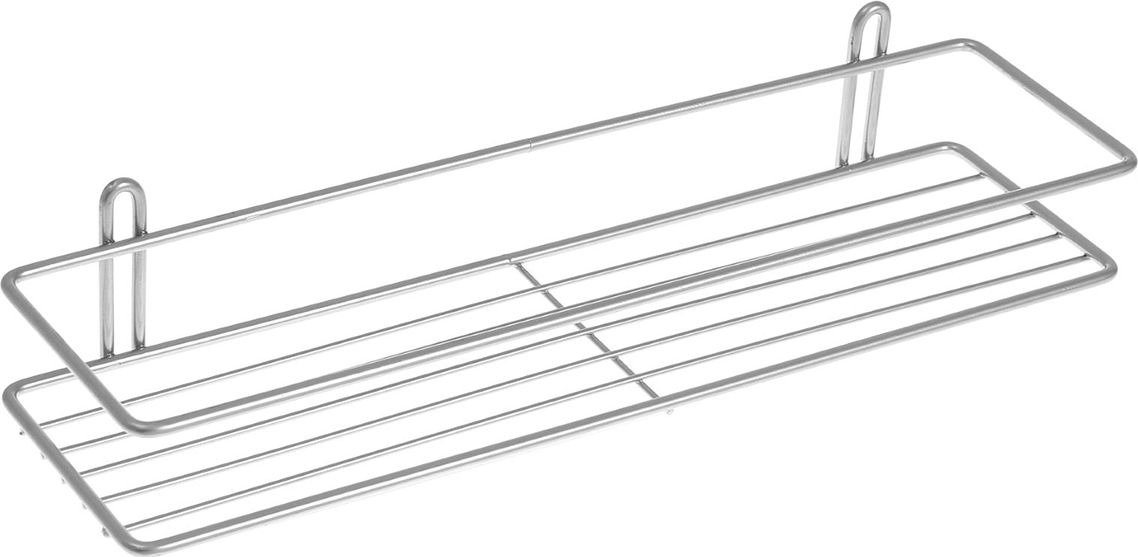 фото Полка для ванной комнаты Classic, 2049812, серый металлик, 40 х 10 х 7 см