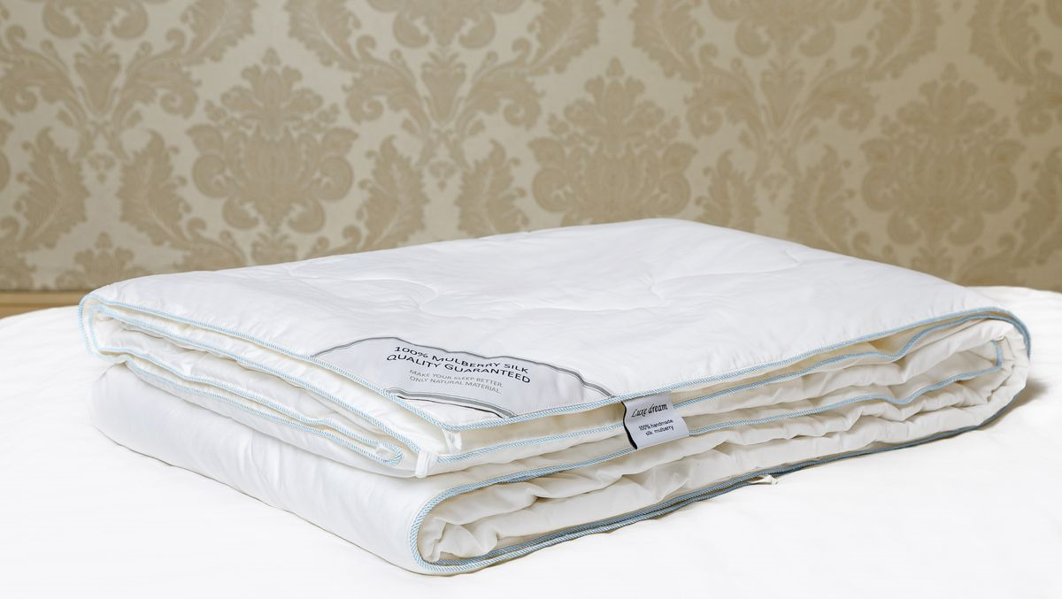 Шелковое одеяло Luxe Dream Premium Silk , DC1012, белый, 150 х 200 см