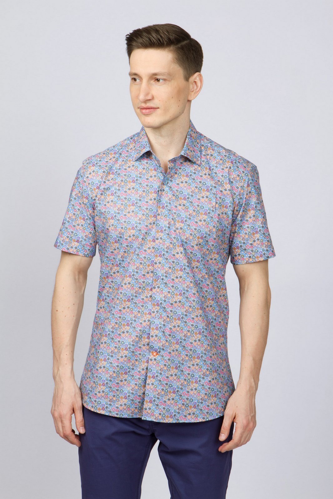 сорочка мужская артикул 20s-bdw13ss-ct/90. канцлер рубашки мужские. рубашка с коротким рукавом kanzler 257898. канцлер рубашки мужские. рубашка kanzler.