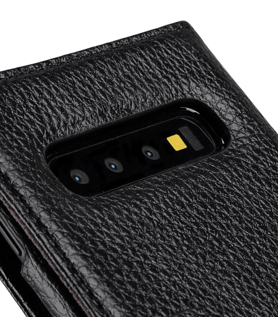фото Чехол для сотового телефона Melkco Кожаный чехол книжка для Samsung Galaxy S10 - Wallet Book Type, черный