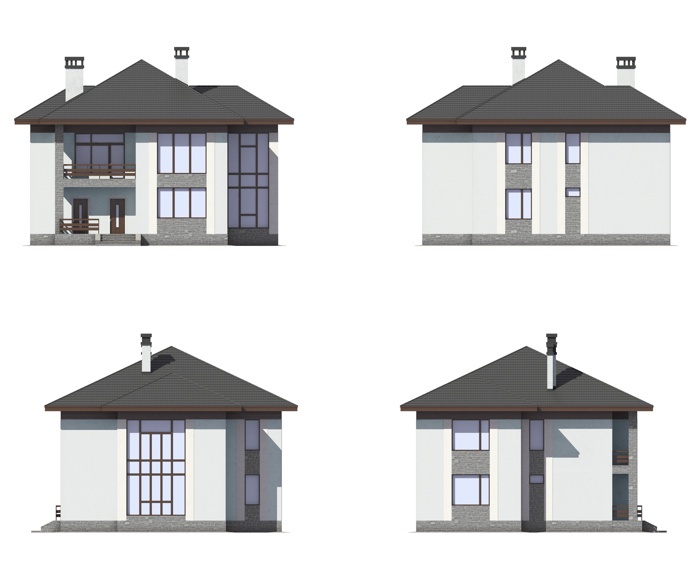 фото Проект дома Plans-56-50 (213 кв.м, газобетон) Plans.ru