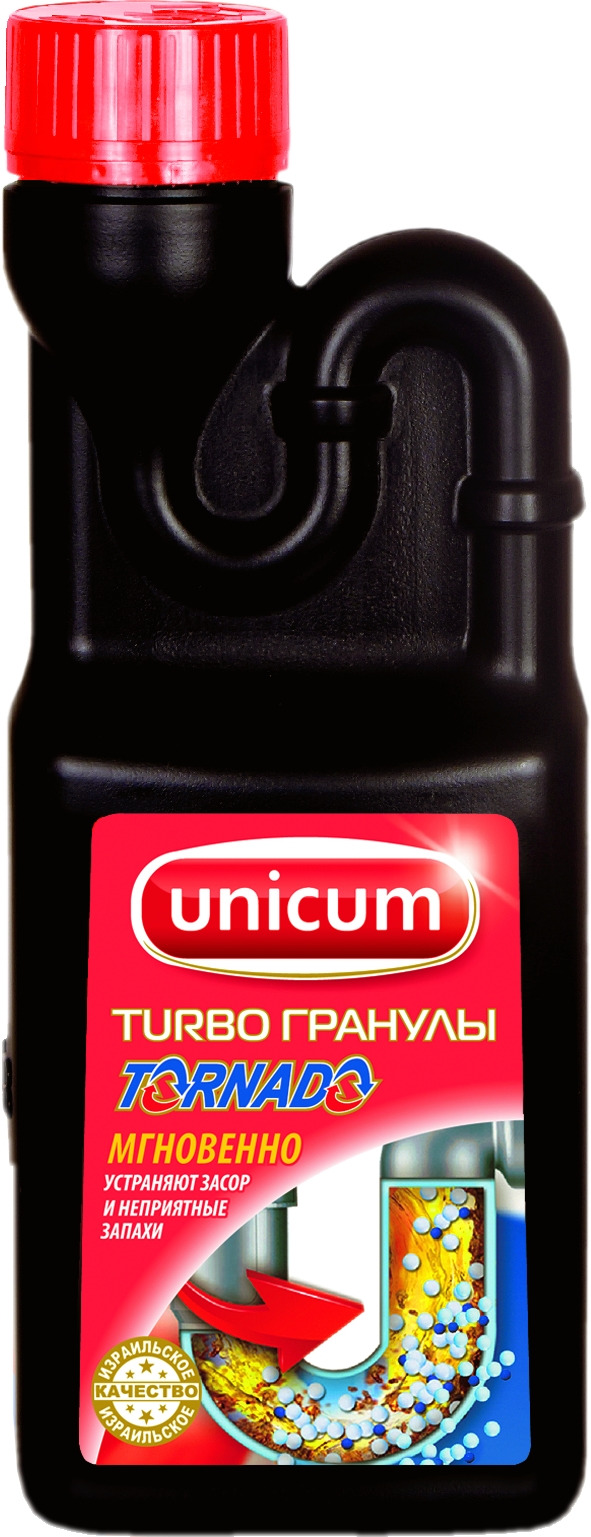 фото Средство для удаления засоров Unicum "Торнадо", гранулированное, 600 г