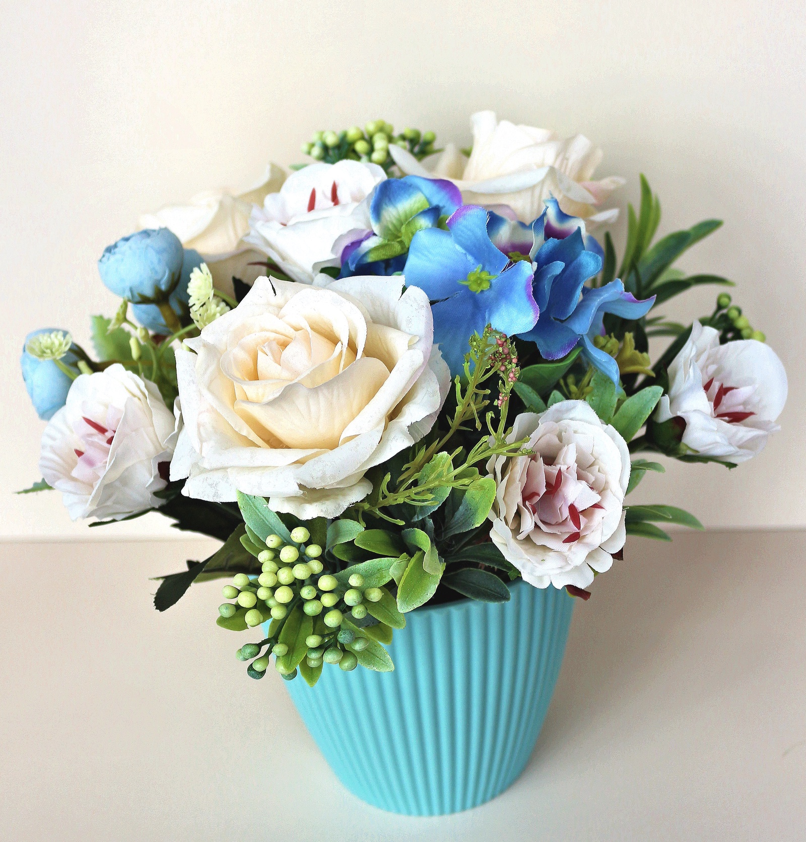 Искусственные цветы 403235, голубой
