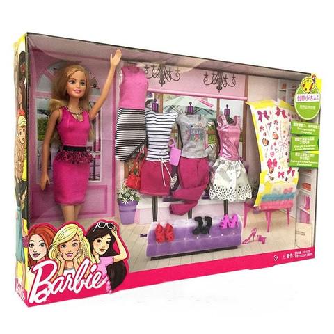 Кукла Mattel Набор Барби 5 модных стилей
