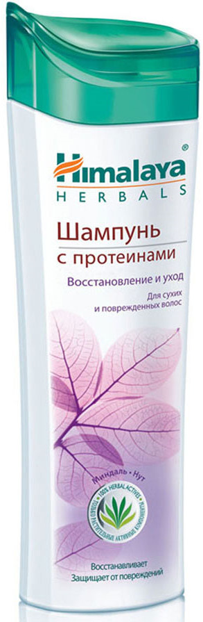 фото Himalaya Herbals Шампунь для волос "Восстановление и уход", с протеинами, для сухих и поврежденных волос, 200 мл