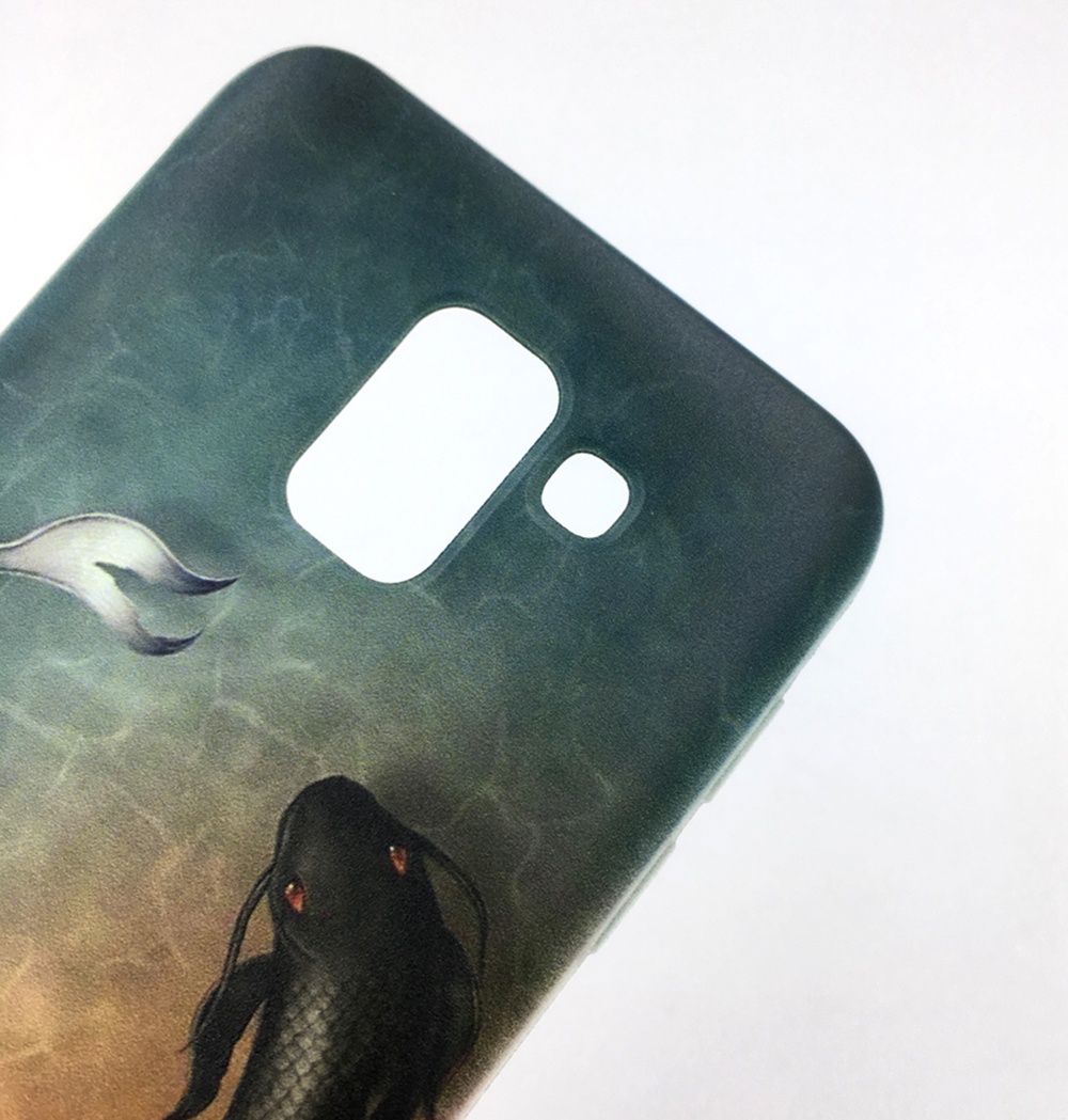 фото Чехол для сотового телефона Мобильная мода Samsung J6 Накладка силкионовая с рисунком