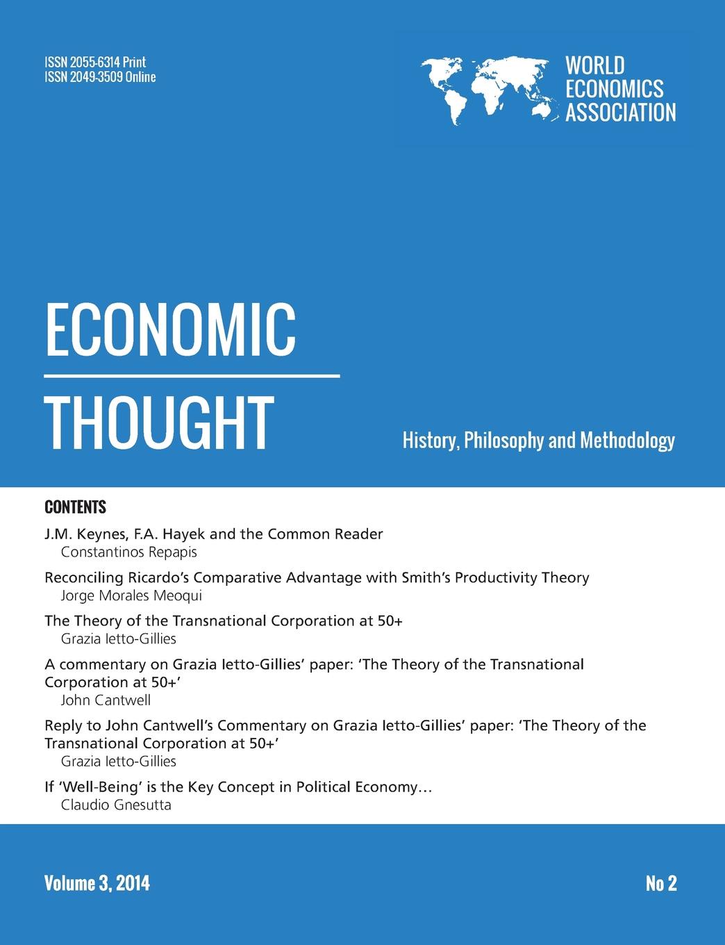 фото Economic Thought, Vol 3, No 2, 2014