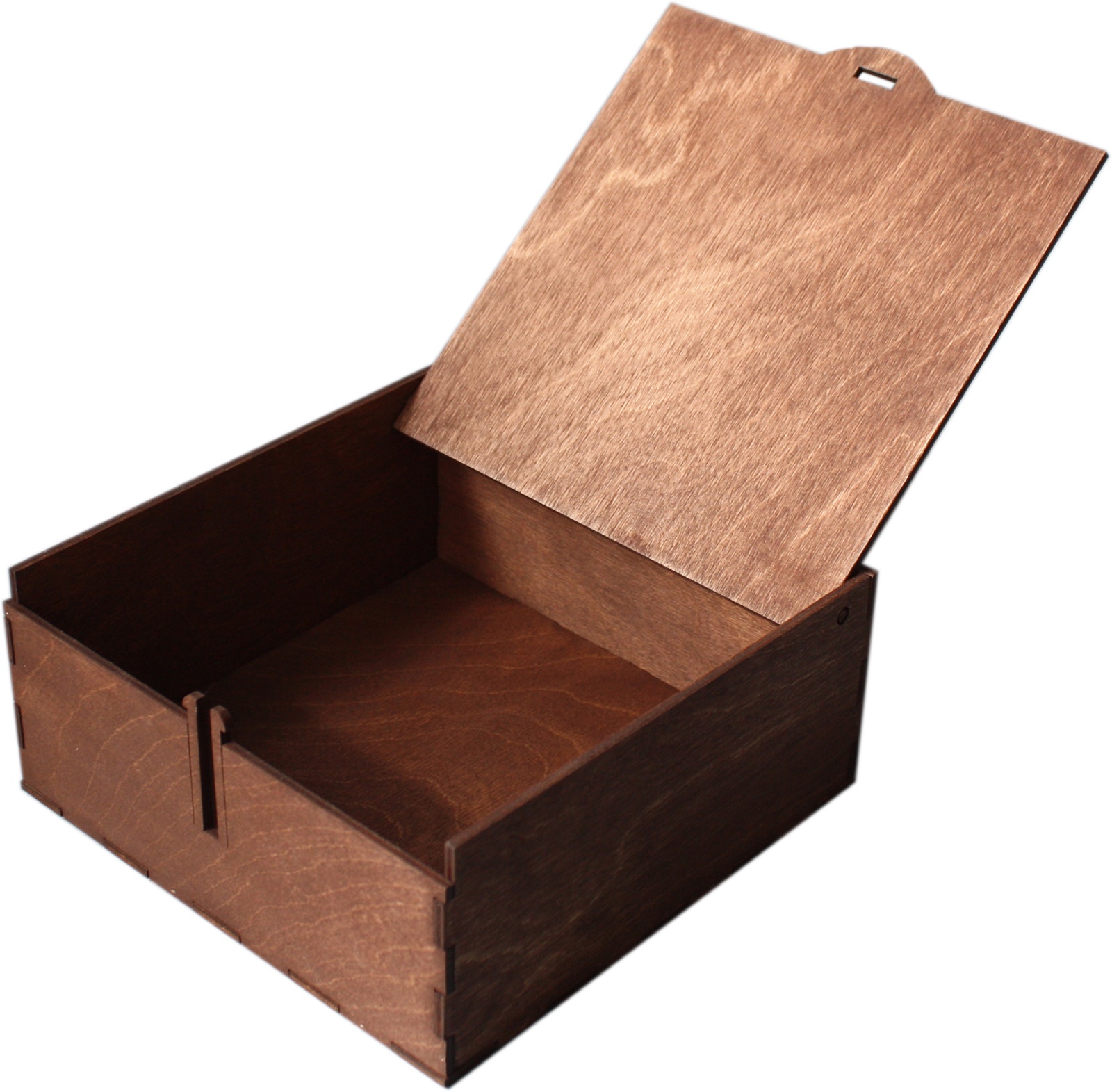 Деревянная коробка без крышки