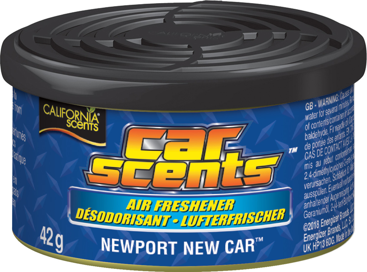 Освежитель воздуха автомобильный California Scents Банка на блистере - Новая машина Ньюпорт, E301414000, 17,8 x 7,7 x 3,9 см