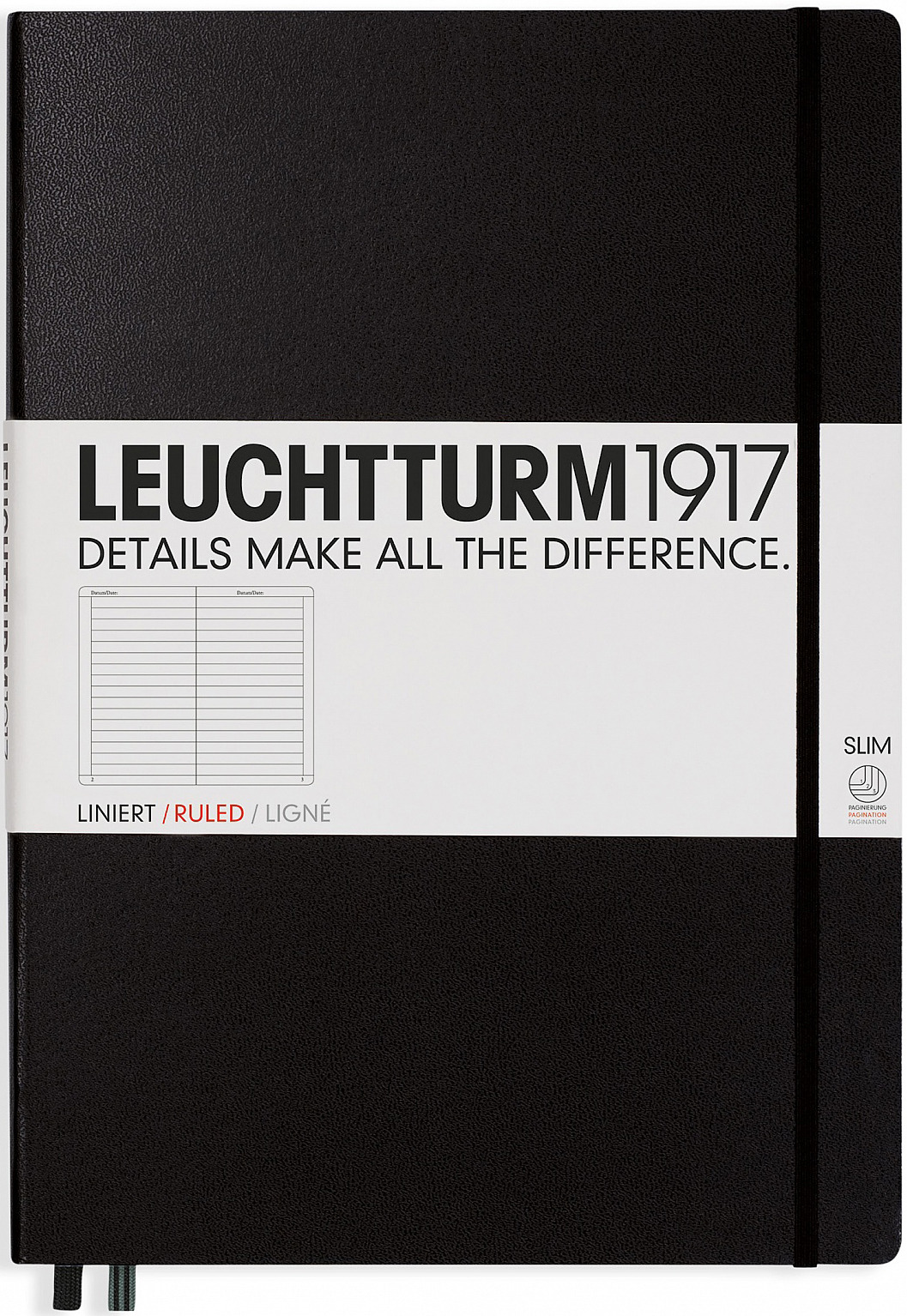 Записная книжка Leuchtturm1917, 334917, черный, A4+, в точку, 60 листов Записная книжка Leuchtturm1917, 334917, черный, A4+, в точку, 60 листов