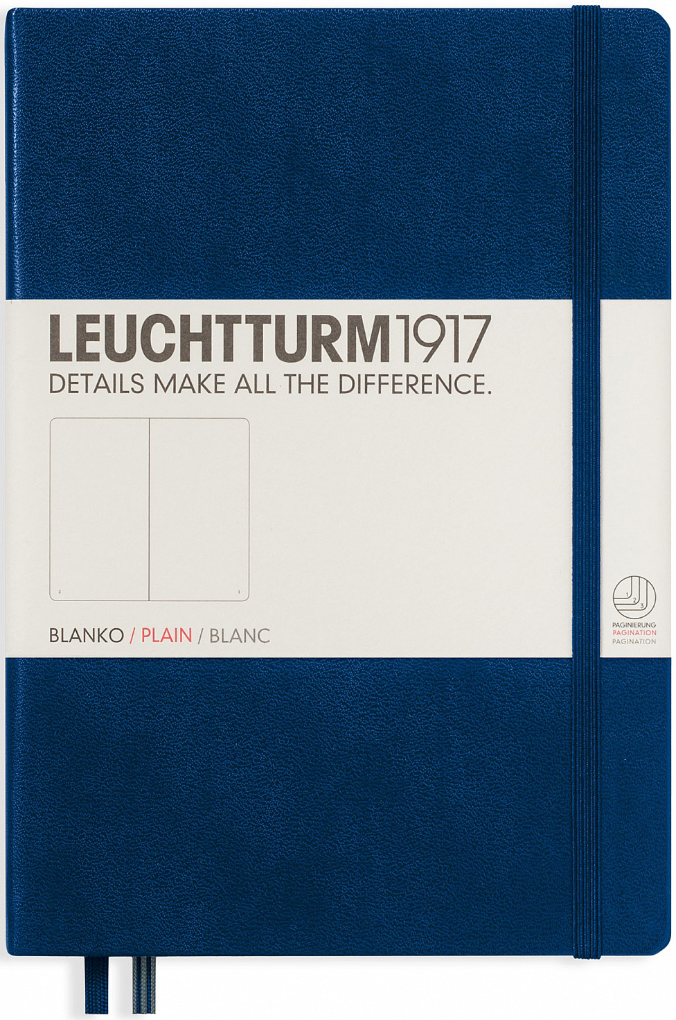 Записная книжка Leuchtturm1917, 342924, темно-синий, A5 (148 x 210 мм), без разметки, 126 листов Записная книжка Leuchtturm1917, 342924, темно-синий, A5 (148 x 210 мм), без разметки, 126 листов