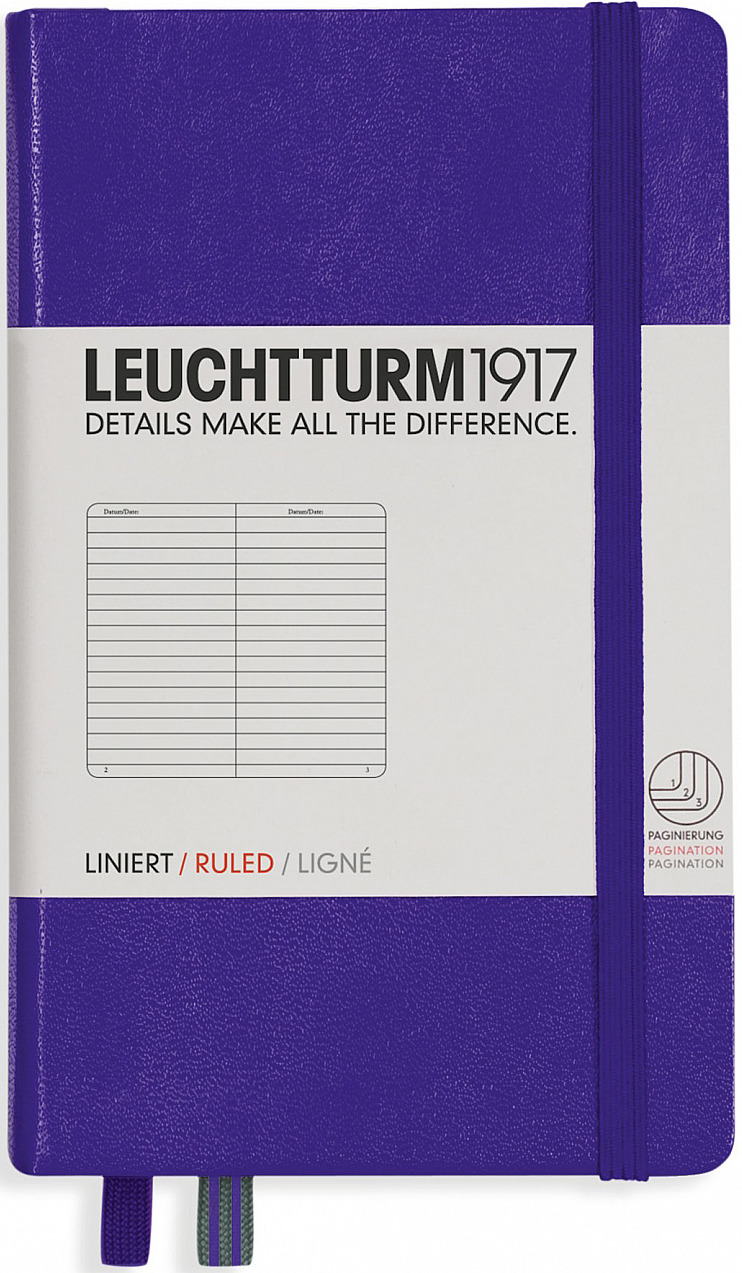 Записная книжка Leuchtturm1917, 346681, сиреневый, A6 (105 x 148 мм), в клетку, 92 листа Записная книжка Leuchtturm1917, 346681, сиреневый, A6 (105 x 148 мм), в клетку, 92 листа