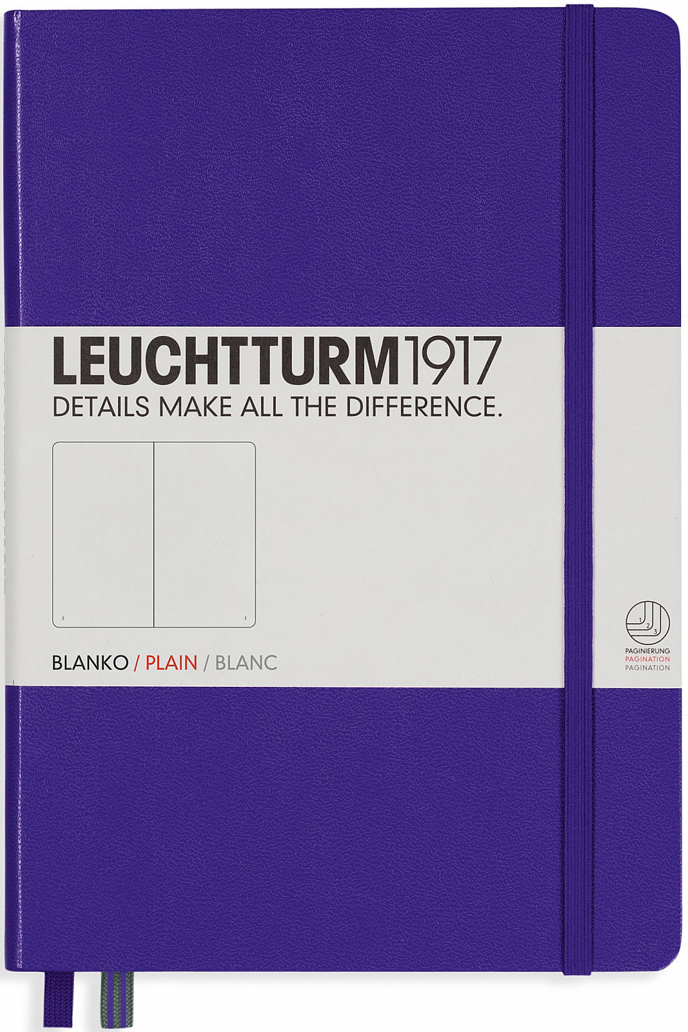 Записная книжка Leuchtturm1917, 346688, сиреневый, A5 (148 x 210 мм), без разметки, 126 листов Записная книжка Leuchtturm1917, 346688, сиреневый, A5 (148 x 210 мм), без разметки, 126 листов