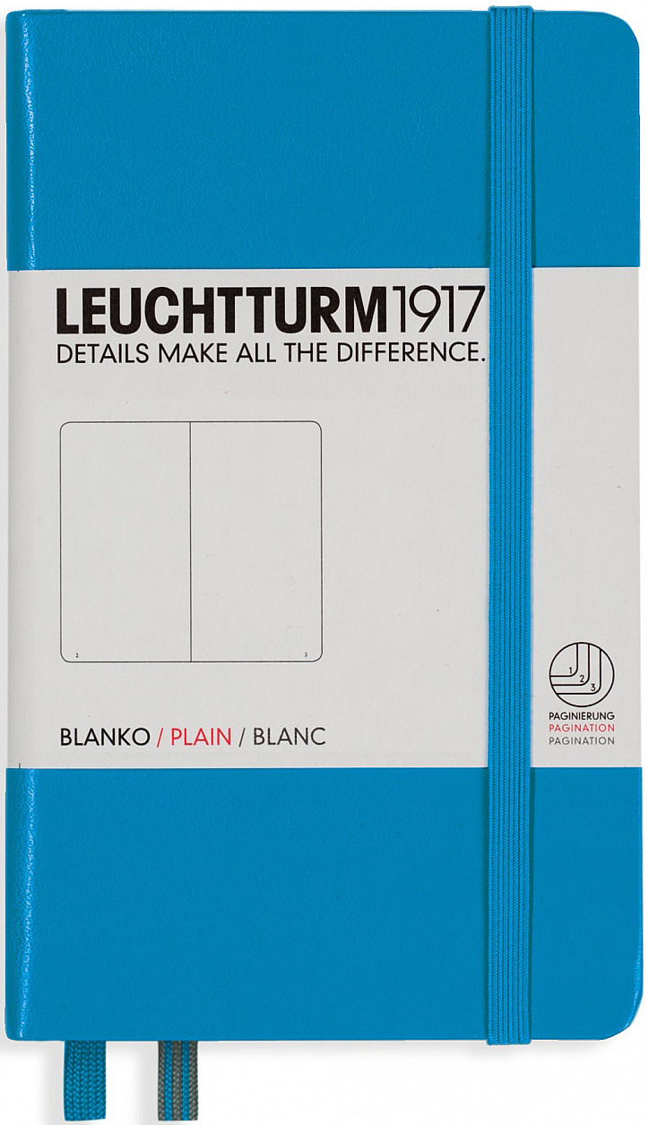Записная книжка Leuchtturm1917, 346692, лазурный, A6 (105 x 148 мм), в точку, 92 листа Записная книжка Leuchtturm1917, 346692, лазурный, A6 (105 x 148 мм), в точку, 92 листа