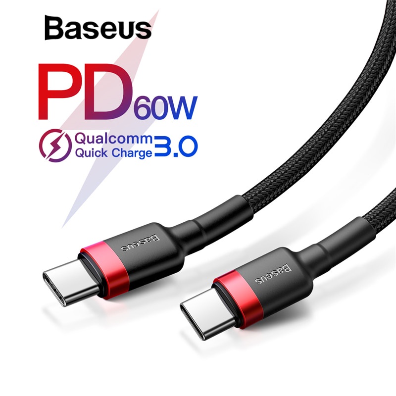 фото Зарядное устройство Baseus USB тип C кабель для зарядки, красный
