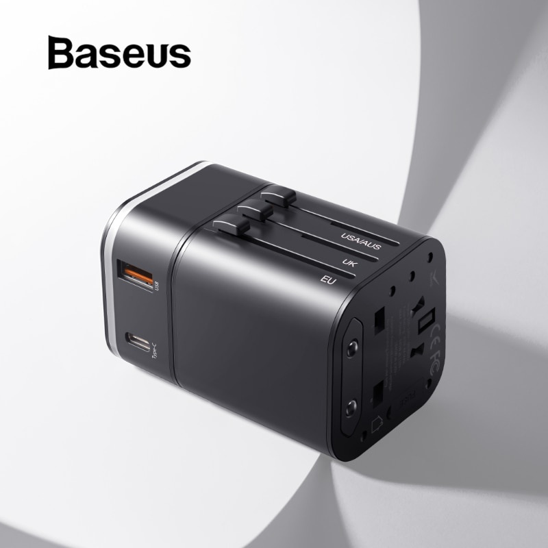 фото Зарядное устройство Baseus USB-зарядное устройство для путешестьвий, черный