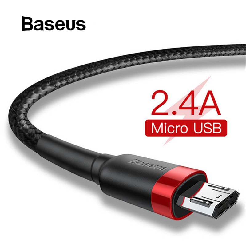 Кабель Baseus USB-кабель для Xiaomi Redmi Note 5 Pro 4 / Samsung S9, черный