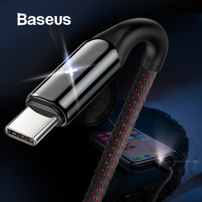 фото Кабель Baseus USB Type C зарядный, красный