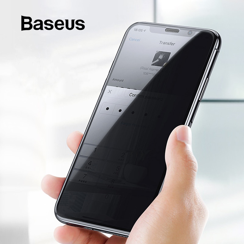 фото Защитное стекло Baseus с антибликовым покрытием для iPhone XR Xs Max, прозрачный