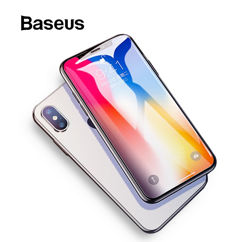 Защитное стекло Baseus для iPhone Xs Xs Max XR, прозрачный
