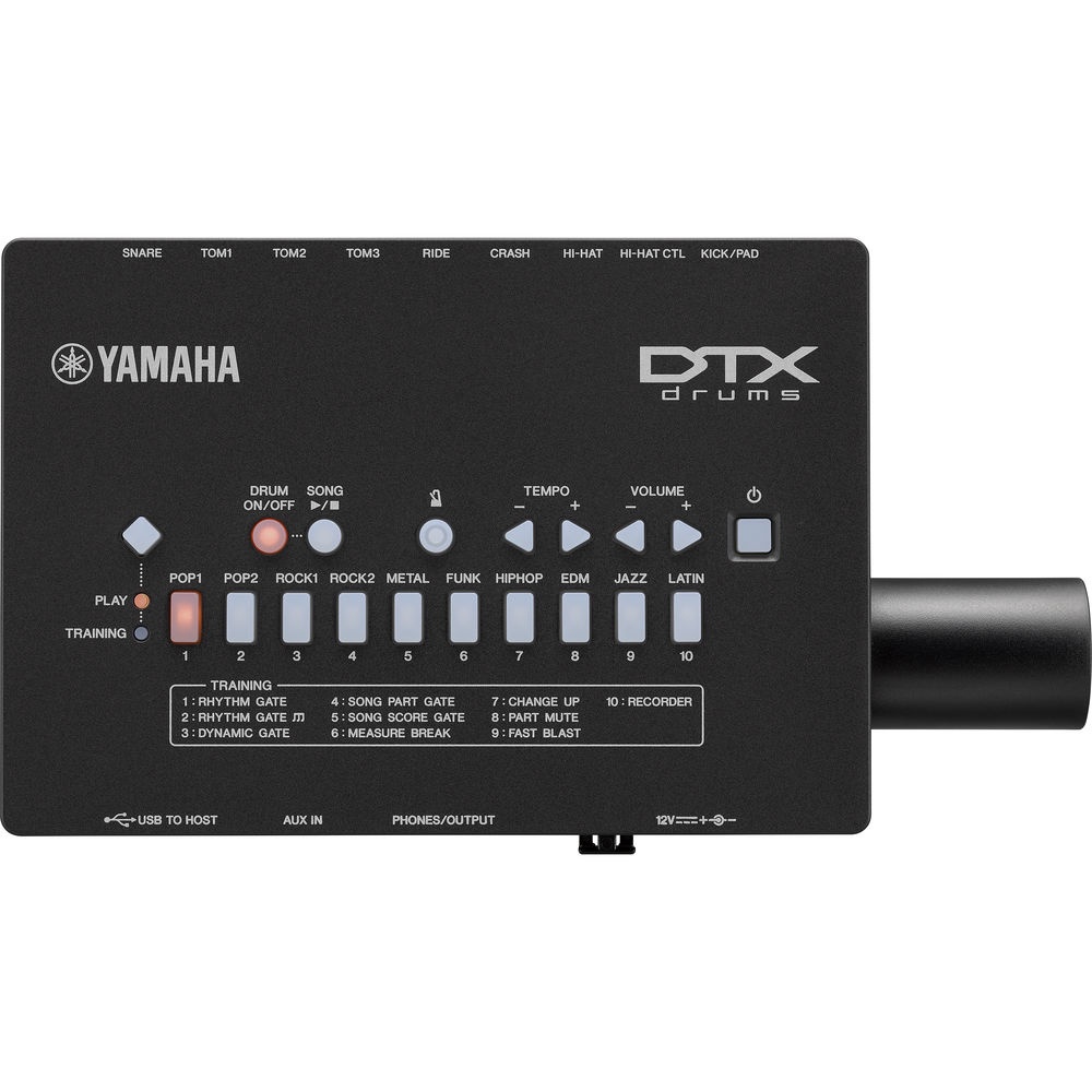 фото Электронная ударная установка Yamaha DTX402K, черный