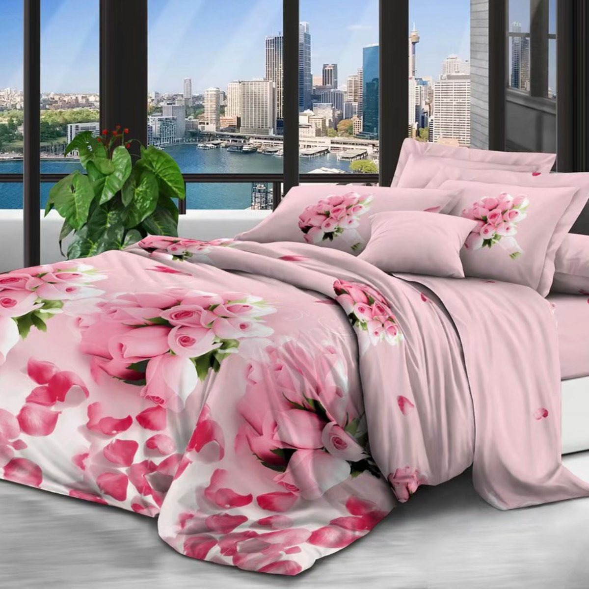 фото Комплект постельного белья Letto, PS191-3, розовый, 1,5-спальный, наволочки 70x70 Letto home textile