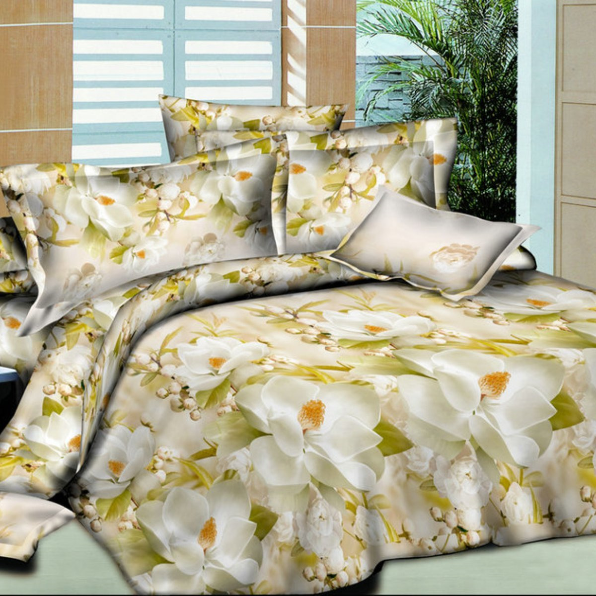 фото Комплект постельного белья Letto, PS172-6, бежевый, евро, наволочки 70x70 Letto home textile