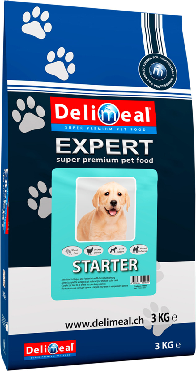 фото Корм сухой Delimeal Expert All Breed Starter, для щенков всех пород в период отлучения от материнского молока, 3 кг Jonker petfood b.v.